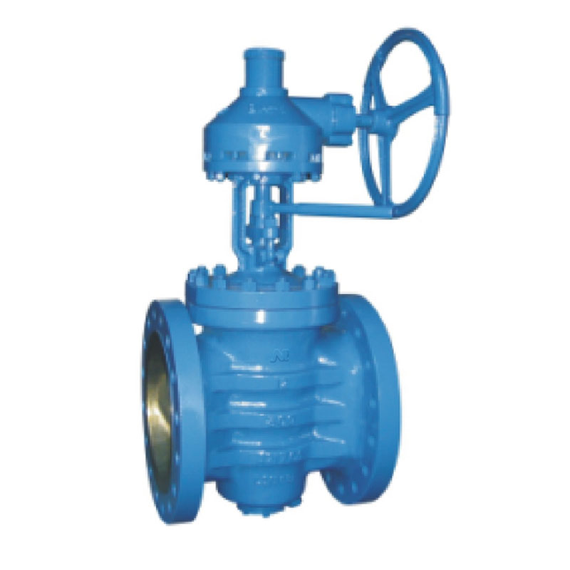 法兰连接美标提升式硬密封旋塞阀